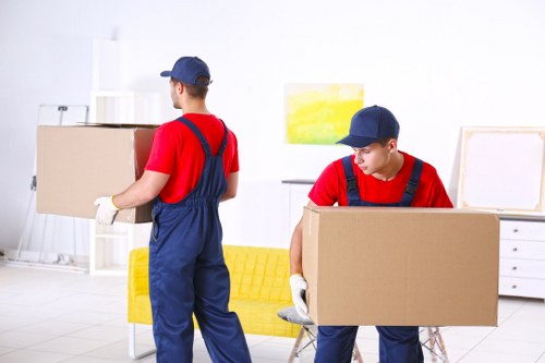 Man with a van service helping with a local move in West Norwood
