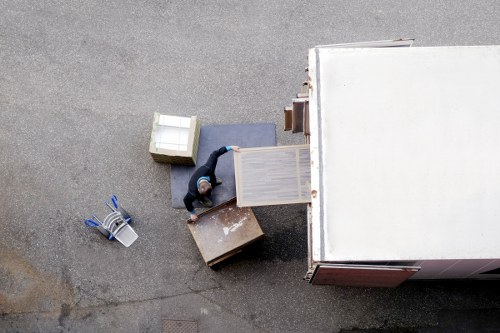 West Norwood moving team preparing items for safe transport